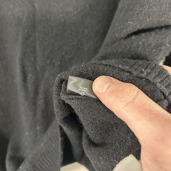 Jenni Kayne Wool Cashmere Sweater Women's XS Black Long Sleeve Crew Neck - Picture 6 of 9